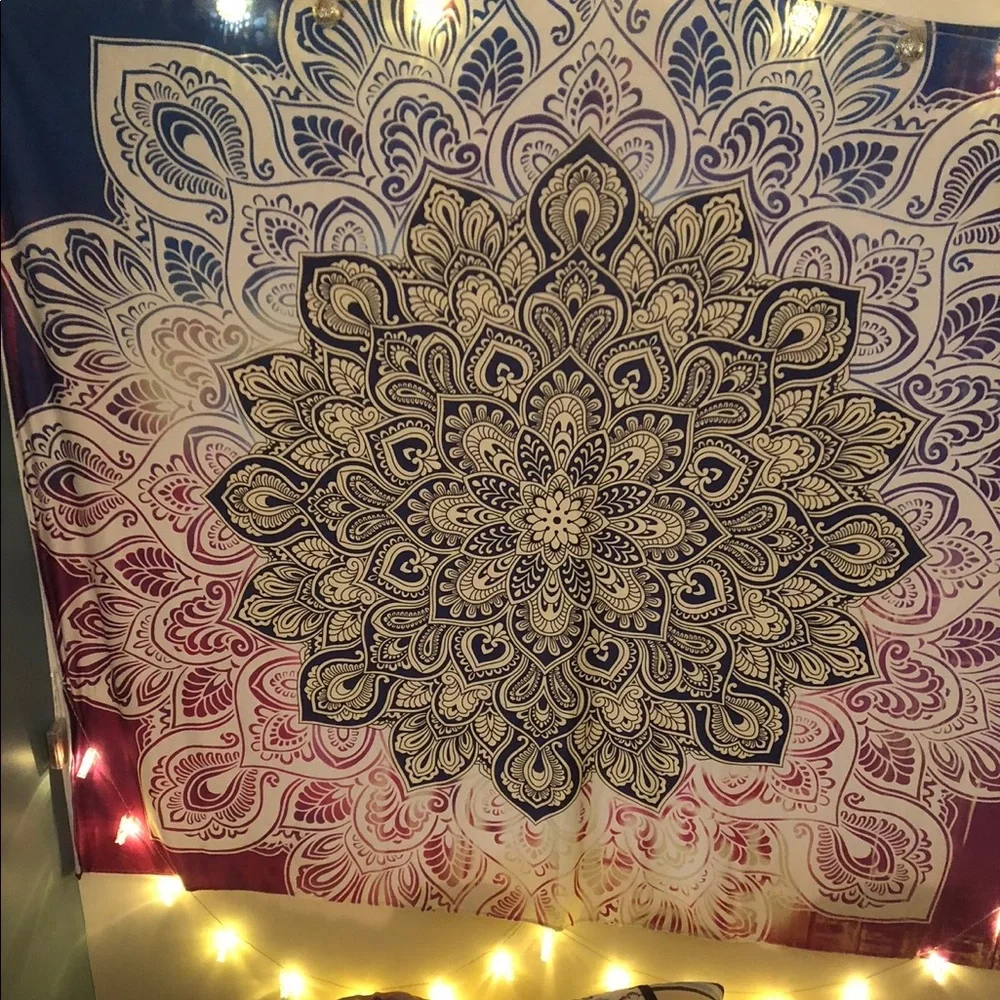Indian Mandala Flower Wall Tapestry Hanging Boho Style 80